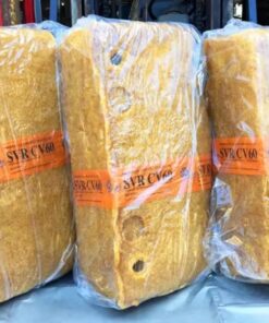 SVR CV 60 yellow natural rubber packaging of the highest quality, directly from Tanzaniaese manufacturer LOC PHAT quality raw rubber
